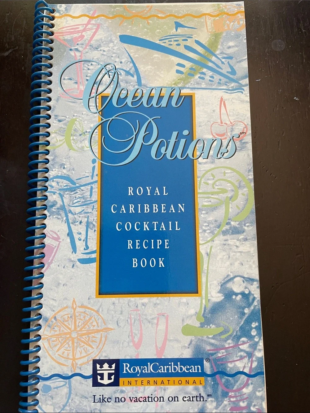 Royal Caribbean Ocean Potions Cocktail Recipe Book